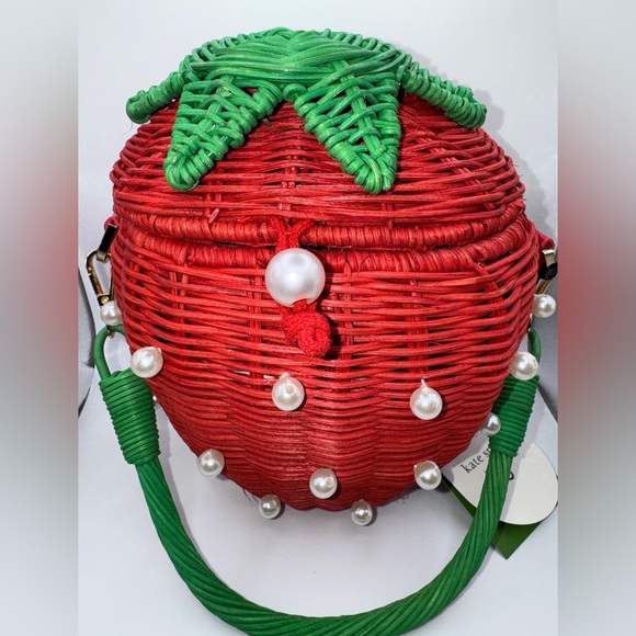Kate Spade x Target Strawberry Bucket Bag Tote - Picture 2 of 5